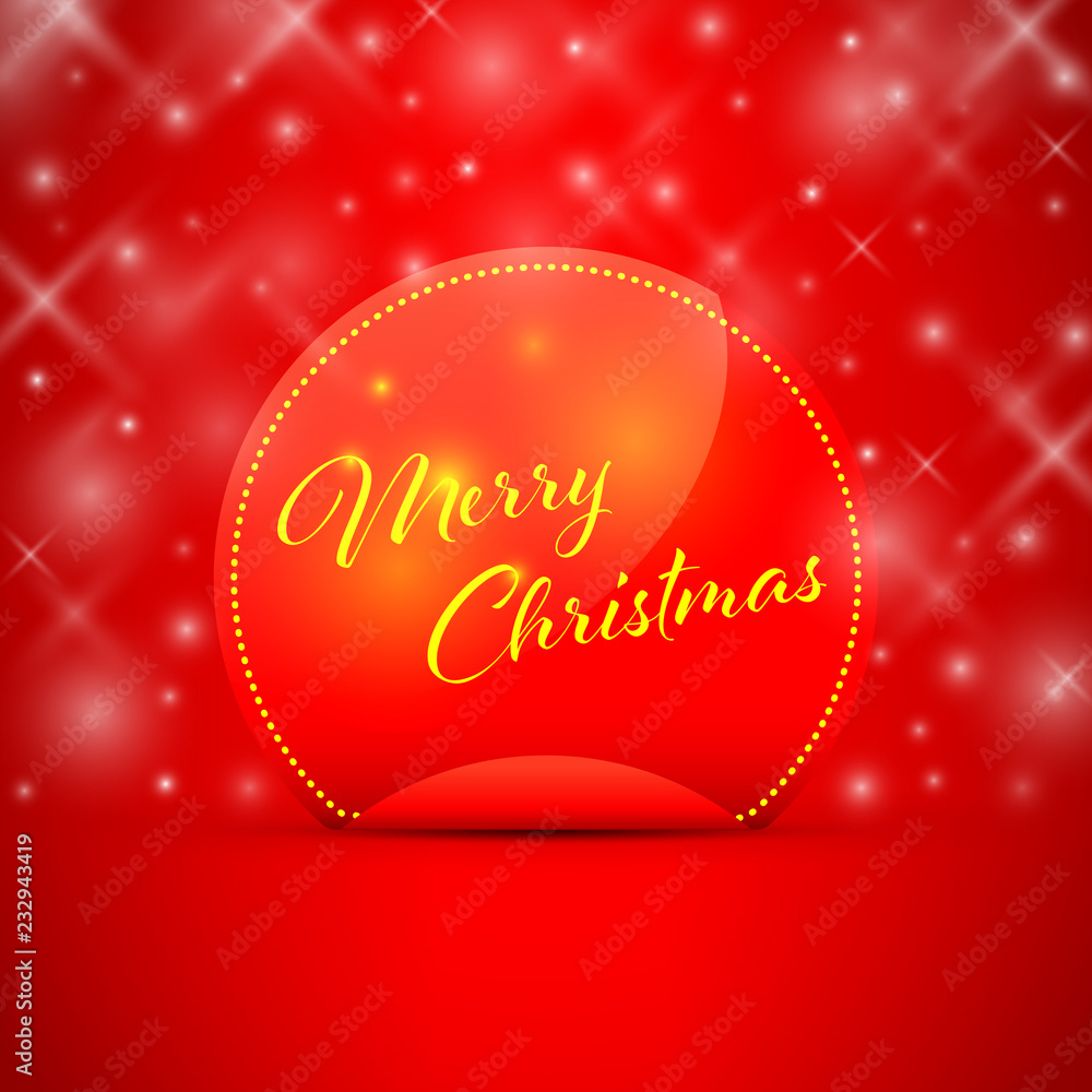 merry Christmas snowflake background peeling sticker merry Christmas snowflake background peeling sticker
