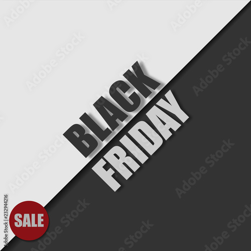 Black friday sale banner. Abstract Background