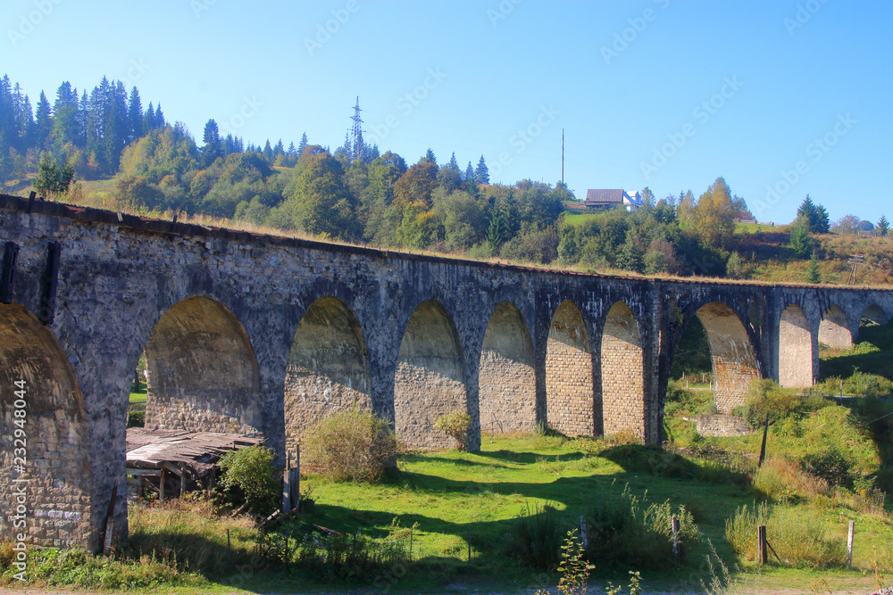 Old railway viaduct.