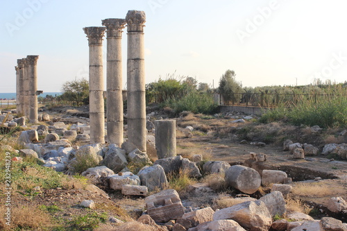 Soli Pompeiopolis Ancient City in Mersin İn Turkey photo