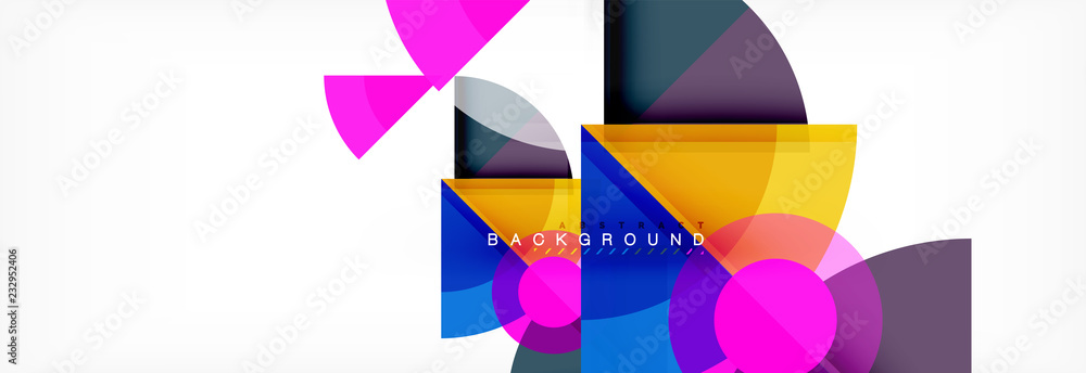 Modern geometric abstract background Modern geometric abstract background