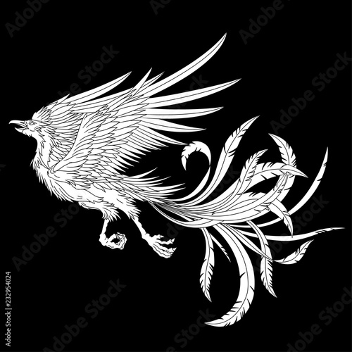 鳳凰のイラスト