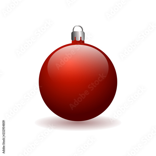 Red Christmas ball