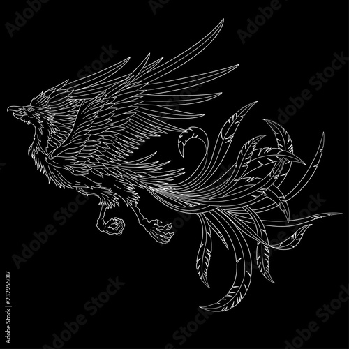 鳳凰のイラスト