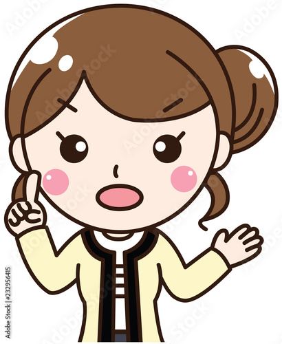 Wallpaper Mural  女性会社員OLの案内提案紹介 Torontodigital.ca