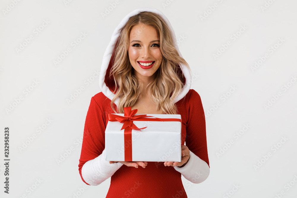 Fototapeta premium Portrait of a happy blonde woman