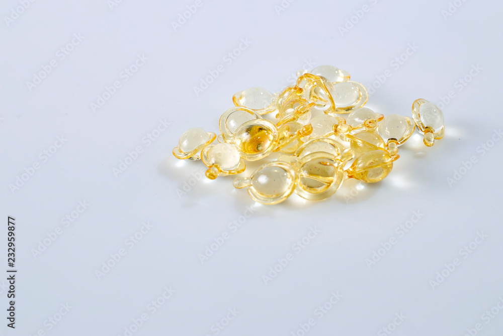Hair nourishment. vitamin serum capsule Hair nourishment. vitamin serum capsule