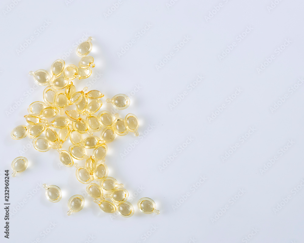 Hair nourishment. vitamin serum capsule Hair nourishment. vitamin serum capsule