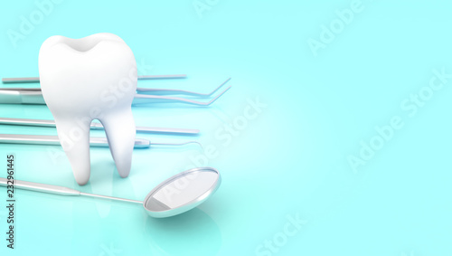 tooth and dentist equipment
