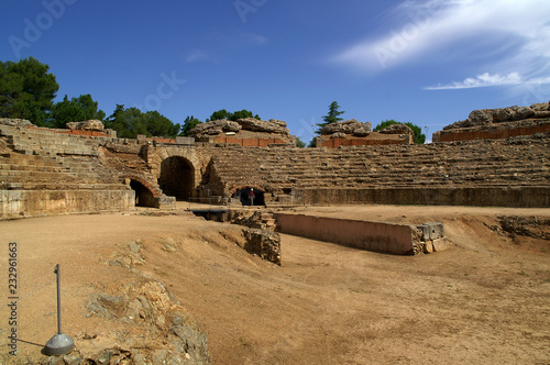 Merida (Spain). Roman Amphitheater of Merida.