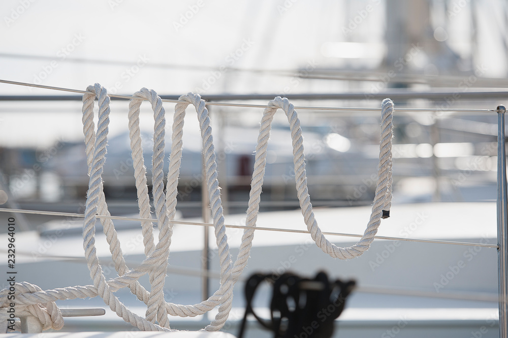 Cordage sur un bateau Cordage sur un bateau