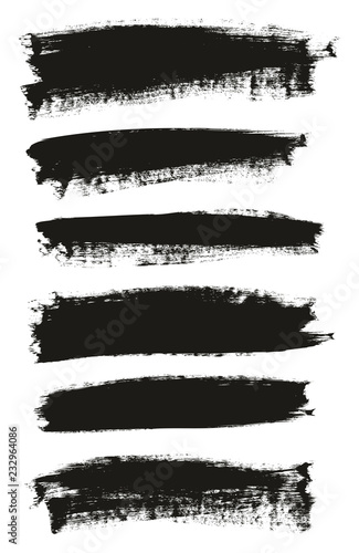 Calligraphy Paint Brush Background High Detail Abstract Vector Background Set 143