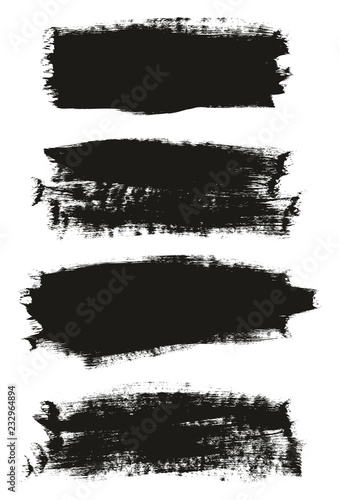 Calligraphy Paint Brush Background High Detail Abstract Vector Background Set 131
