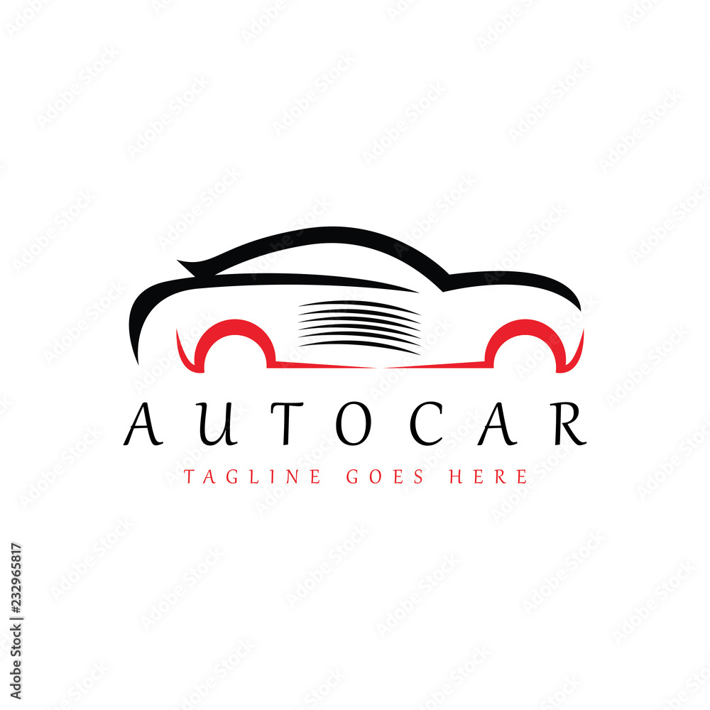 Auto car logo design template. Vector illustration