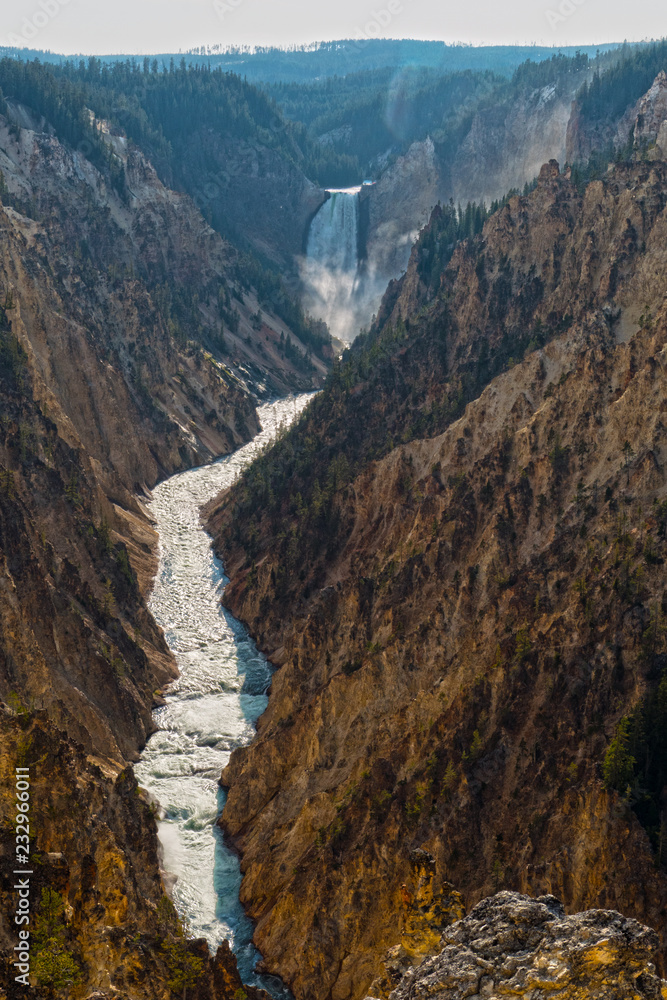 Lower Falls at Grand Canyon of the Yellowstone, Wyoming, USA