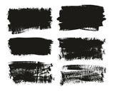 Calligraphy Paint Brush Background High Detail Abstract Vector Background Set 99