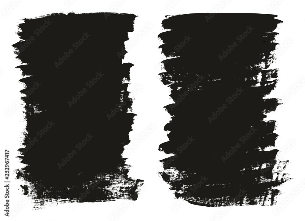 Calligraphy Paint Brush Background High Detail Abstract Vector Background Set 86