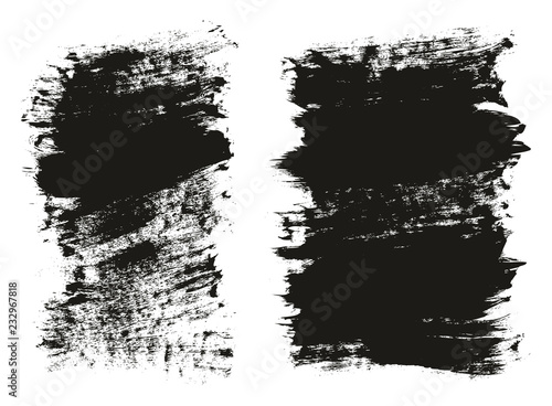 Calligraphy Paint Brush Background High Detail Abstract Vector Background Set 77