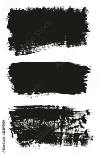 Calligraphy Paint Brush Background High Detail Abstract Vector Background Set 19