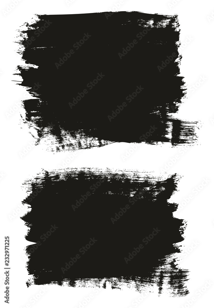 Calligraphy Paint Brush Background High Detail Abstract Vector Background Set 12