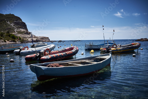 Obraz na płótnie Boats on the coast