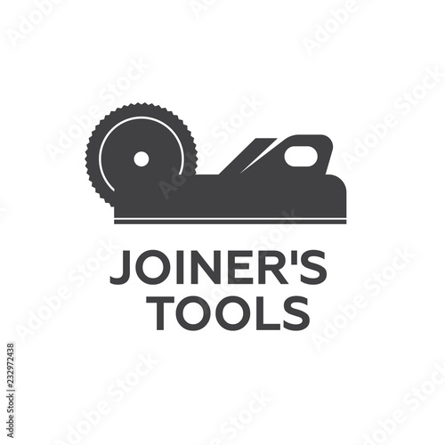 A set of logos, emblems of joiner's tools vector. Joiner tools vector