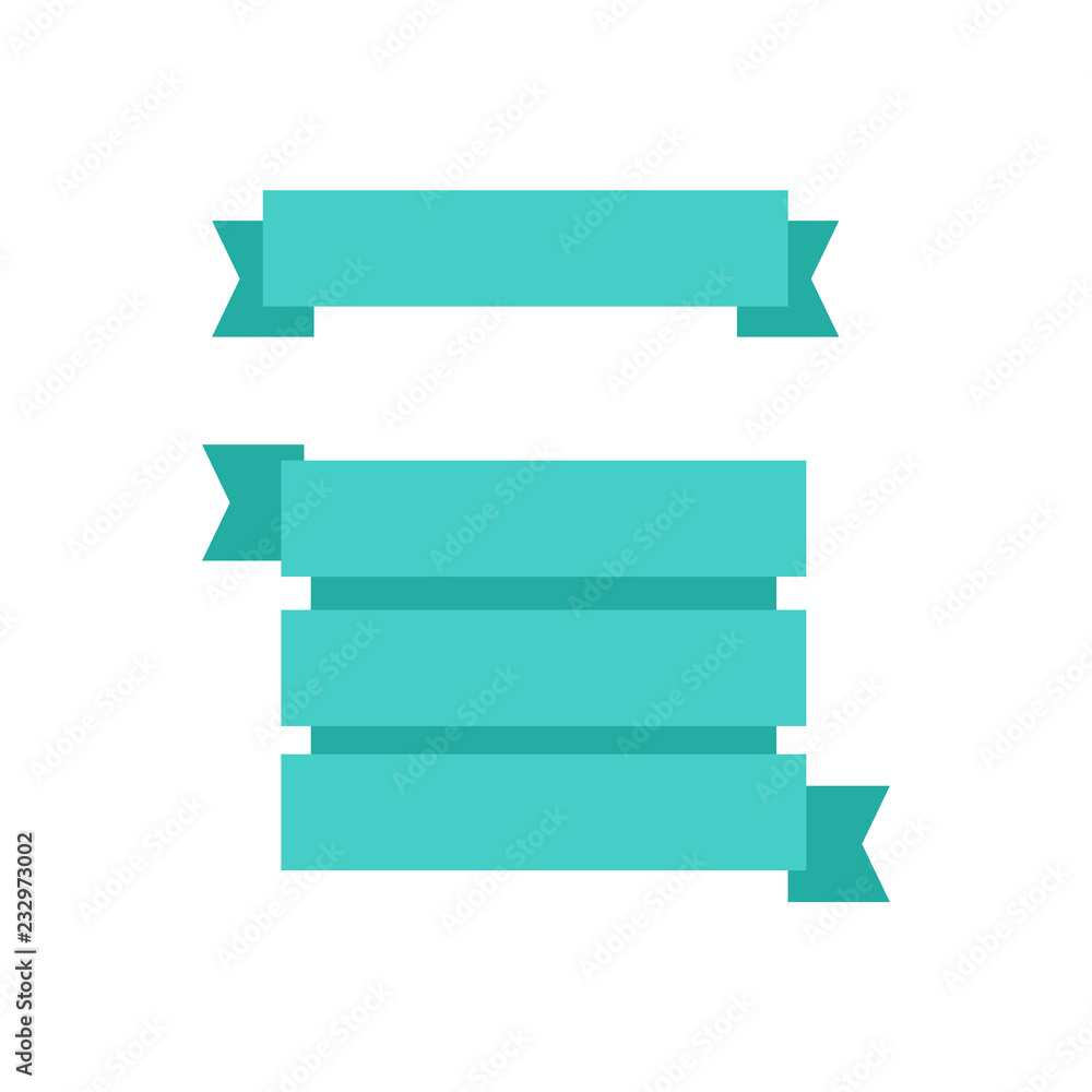 Vector ribbons set isolated. Banner ribbon vector set Vector ribbons set isolated. Banner ribbon vector set