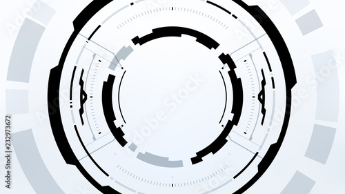 Futuristic Technology Abstract Background. Vector Modern Hi-Tech Wallpaper