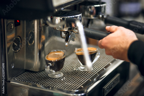 Coffee making in the coffee machine