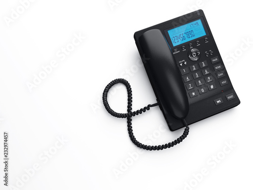 3D rendering desktop phone