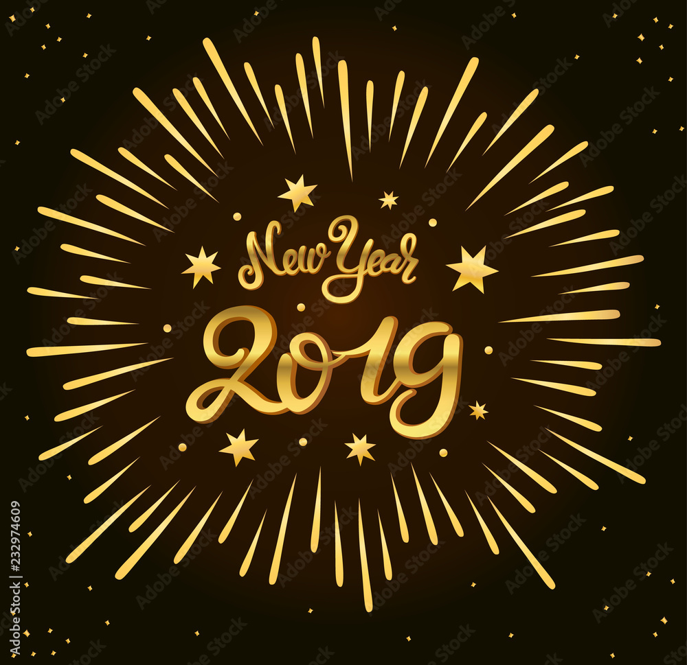 Fototapeta premium New year card