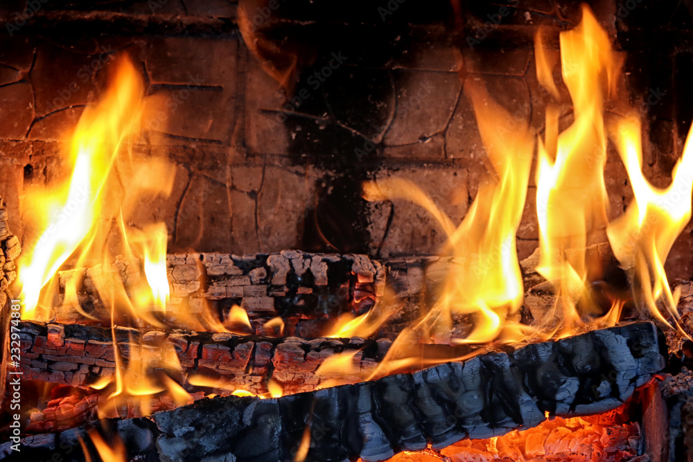 Fototapeta premium flames background texture