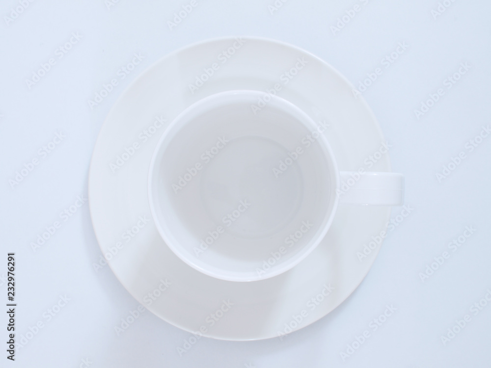 cup on white background