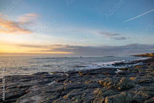 Dawn at the coastline of Craster, Northumberland  © Angela Yates