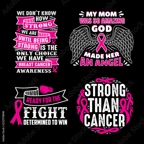 Breast Cancer Quotes Saying, 100% vector best for print design like t-shirt, mug, frame and other