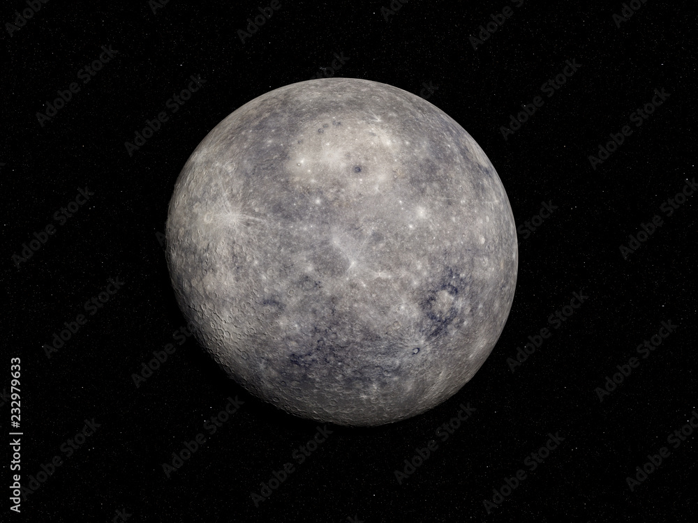 3d rendered illustration of mercury 3d rendered illustration of mercury