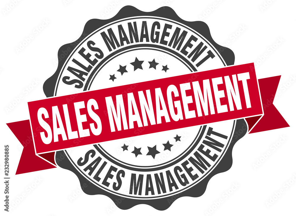 Fototapeta premium sales management stamp. sign. seal