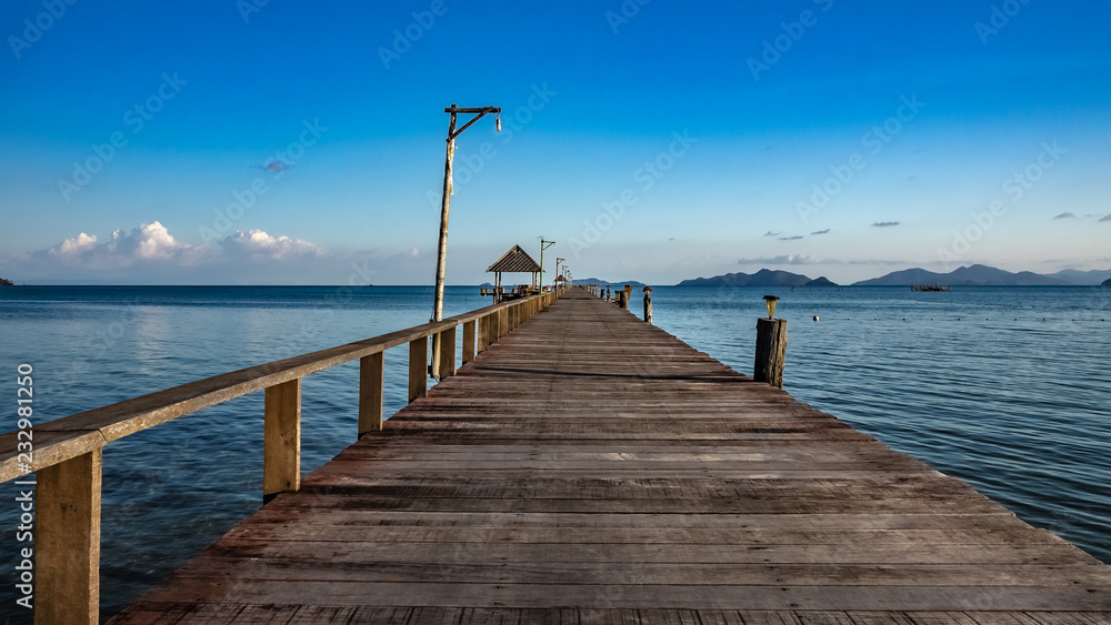 Wooden Bridge Sea Pier 