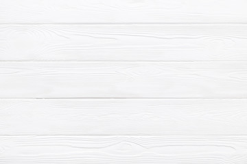 White wood texture of pine plank table. Pastel background. 
