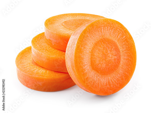 Quadro su tela Carrot slices