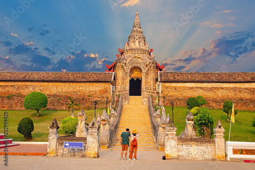 Φωτογραφία Wat Prathat Lampang Luang Temple at Lampang province Thailand.