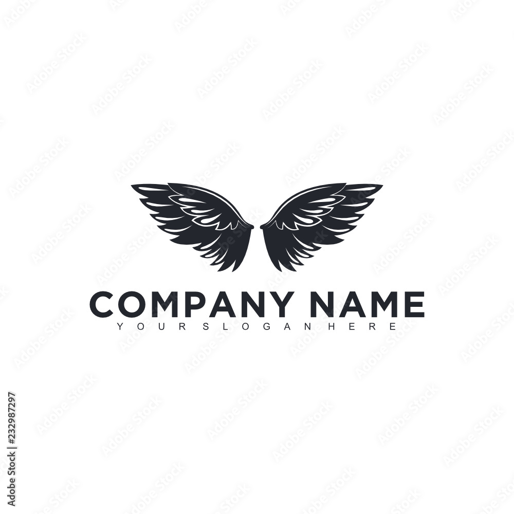 Fototapeta premium Eagle, falcon, bird logo design, Modern Template, Icon Vector