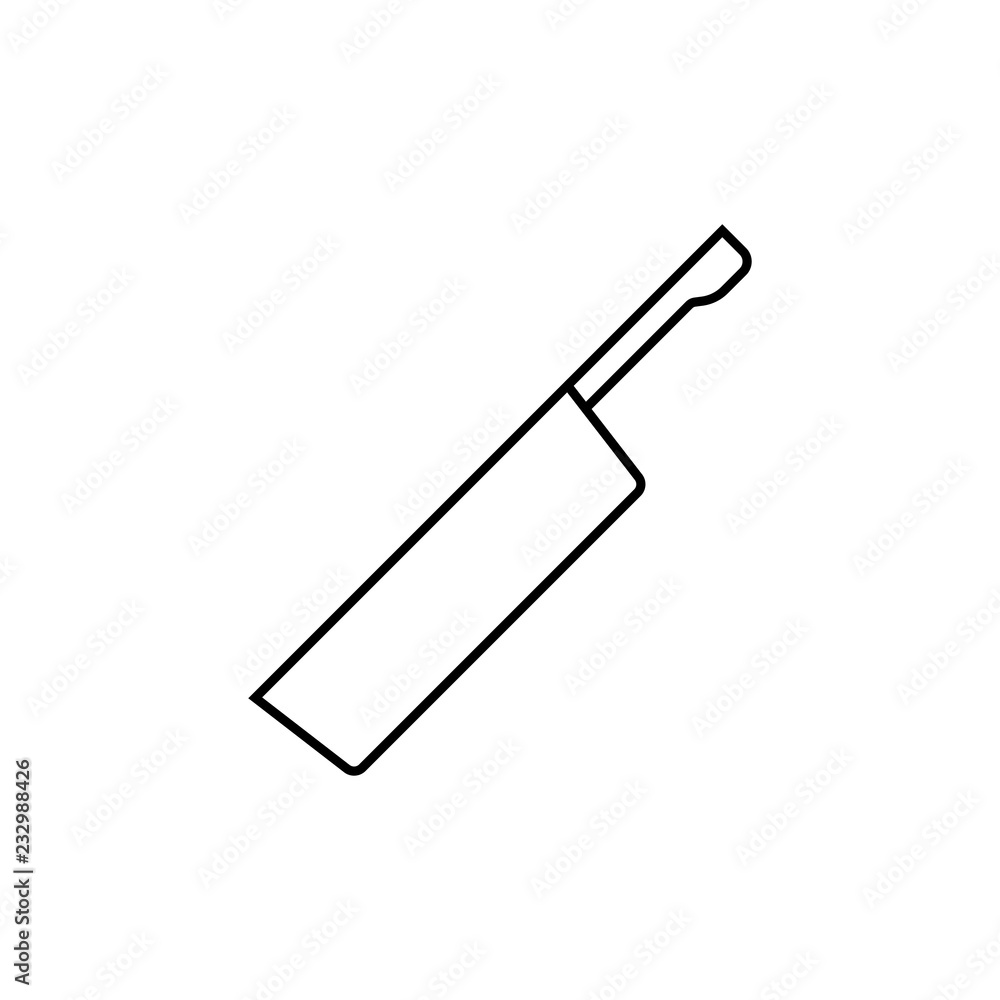 Knife outline icon. linear style sign for mobile concept and web design. kitchen knife simple line vector icon. Symbol, logo illustration. Pixel perfect vector graphics Knife outline icon. linear style sign for mobile concept and web design. kitchen knife simple line vector icon. Symbol, logo illustration. Pixel perfect vector graphics
