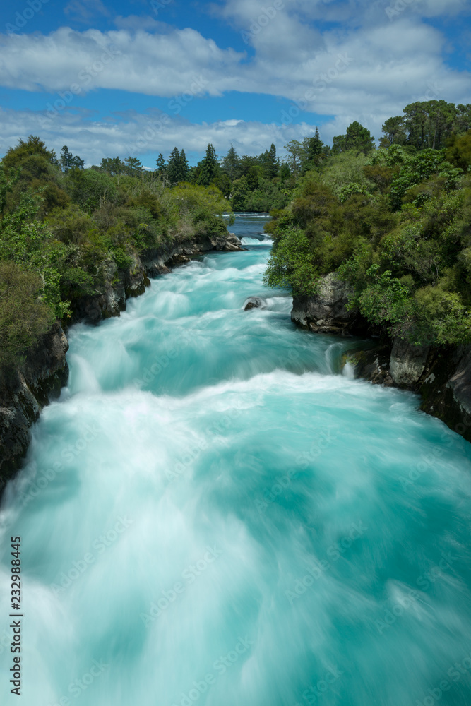 Obraz premium waterfall in deep forest