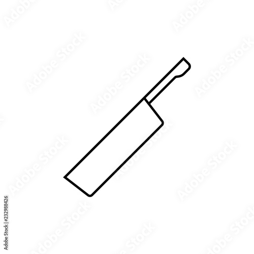Knife outline icon. linear style sign for mobile concept and web design. kitchen knife simple line vector icon. Symbol, logo illustration. Pixel perfect vector graphics
