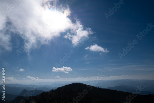 八経ヶ岳山頂の景色