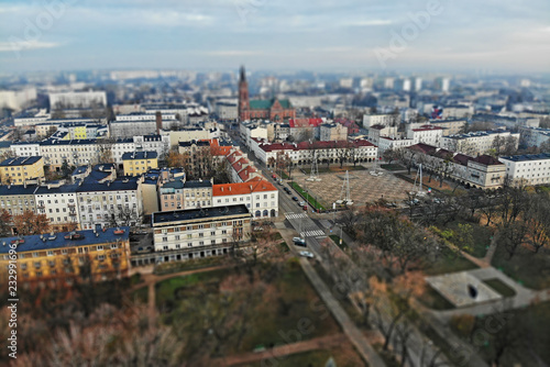 Łódź, Poland- view of the Old Market Square