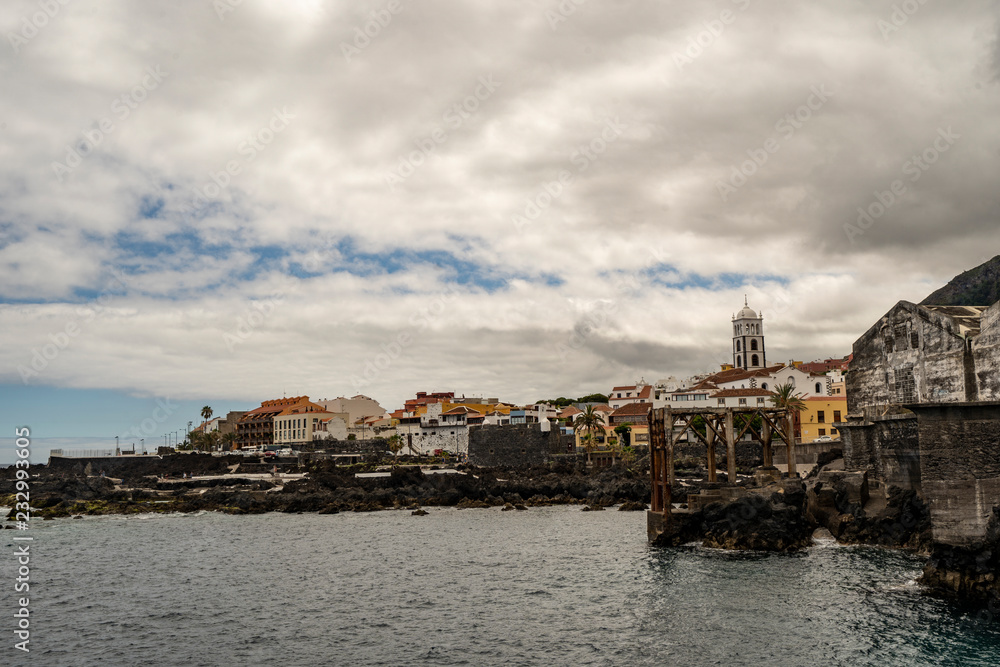 Views of the town of Icod de los Vinos, Tenerife, Canary Islands