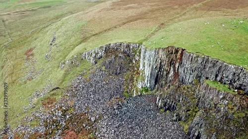 Flying over the coastline of north west Skye by Kilmuir - Scotland photo