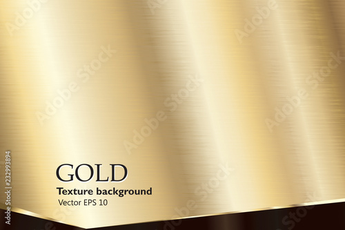 Gold texture background vector